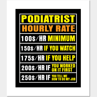 Podiatrist design Posters and Art